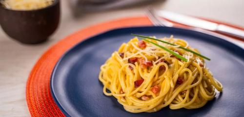 Espaguete à carbonara