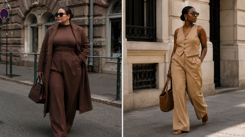 Por que os looks monocromáticos se tornaram o novo uniforme do luxo silencioso