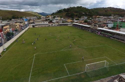 Estádio Municipal Dr. Francisco Lacerda de Aguiar, em Guaçuí, palco da partida entre Rive x Pinheiros