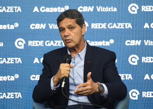 Ricardo Ferrraço, governador do ES, durante sabatina de A Gazeta e CBN Vitória.