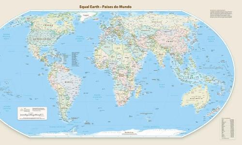Novo mapa-múndi aprovado pela ONU corrige tamanho da África, América do Sul e Ásia