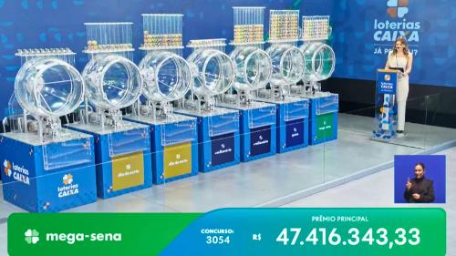 Mega-Sena 3054: veja os números sorteados neste domingo (6)