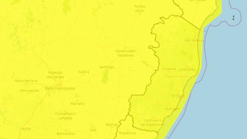 7 de Setembro tem alerta para tempestades em todo o ES