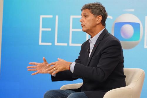 Ricardo Ferraço, candidato ao governo do ES, durante entrevista no Gazeta Meio Dia