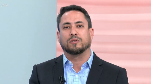Breno Barcelos, do Missão, durante entrevista para o Gazeta Meio Dia.