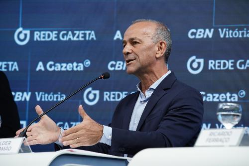 Debate CBN e A Gazeta com os candidatos ao governo do ES, Lorenzo Pazolini, Helder Salomão e Ricardo Ferraço
