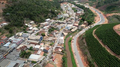 Vista aérea parcial de Brejetuba
