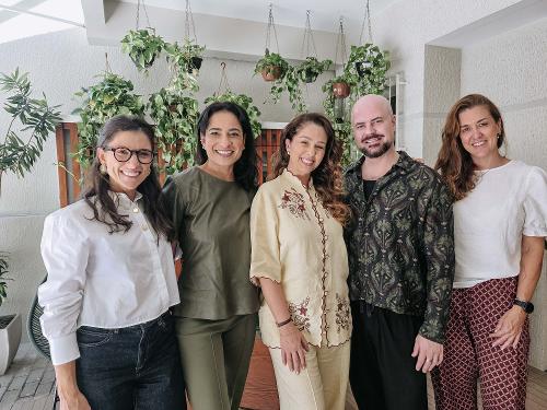 Juliana Barreto, Samia Sassine, Marianne Assbu, Dudu Altoé e Renata Consuelo
