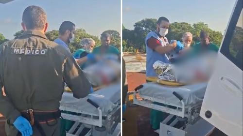 Acidente doméstico aconteceu no domingo (27)
