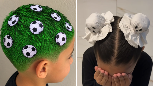 Cabelo maluco agita a semana das crianças
