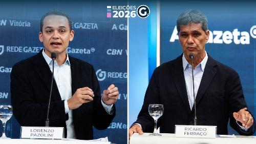 Ricardo Ferraço e Lorenzo Pazolini terão 5 minutos cada, durante os programas do horário eleitoral
