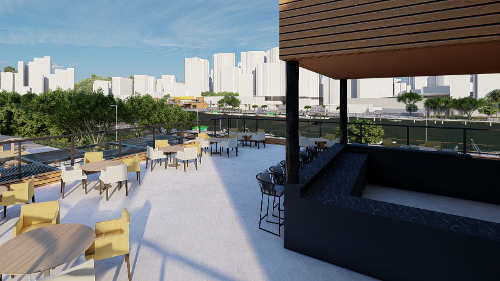 Polo gastronômico terá cinco unidades comerciais