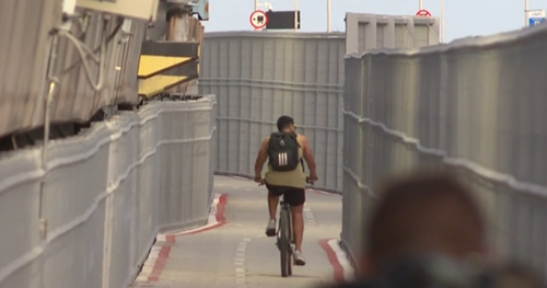 Ciclovia da Vida no sentido Vila Velha - Vitória passa por obras de manutenção desde setembro
