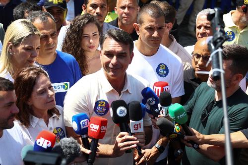 Brazilian presidential candidate Flavio Bolsonaro