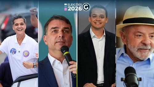 Ricardo Ferraço (MDB) e Flávio Bolsonaro (PL) resultam no voto RicaNaro, enquanto Lorenzo Pazolini (Republicanos) e Lula (PT) formam o PazoLula