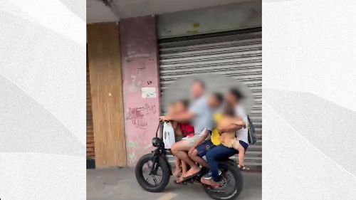 Seis pessoas são flagradas em bike elétrica na Vila Rubim, em Vitória