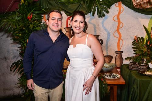 Lara Calmon e Cláudio Saade