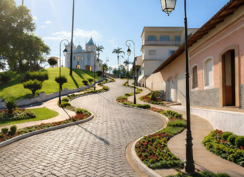 Projeto da Rua Torta no Centro Histórico de Viana
