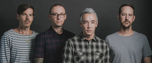 Dan Estrin, Jesse Charland, Doug Robb e Chris Hesse: a formação atual do Hoobastank