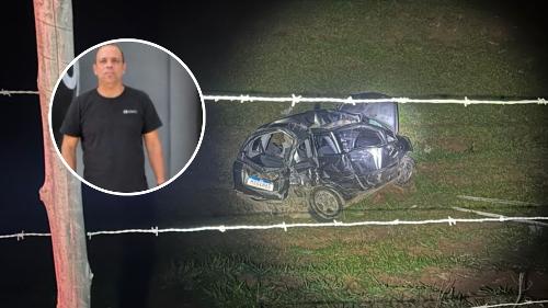 Acidente aconteceu na ES 482, na zona rural de Cachoeiro de Itapemirim