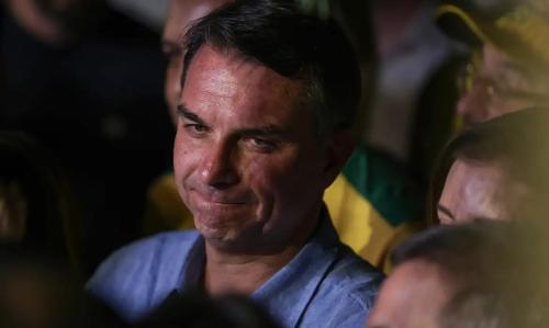 O senador Flávio Bolsonaro (PL-RJ), candidato derrotado à Presidência do Brasil
