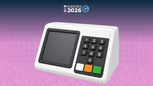 Urna eletrônica.