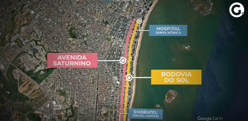 Vídeo: avança obra que amplia para 8 faixas trecho da Rodovia do Sol em Vila Velha
