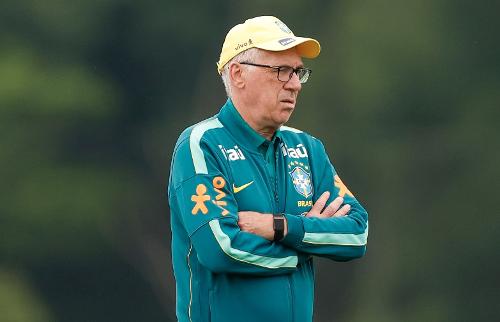 Carlo Ancelotti, treinador da Seleção brasileira