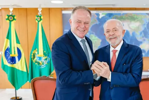 Casagrande com presidente Lula em Brasília (2024)