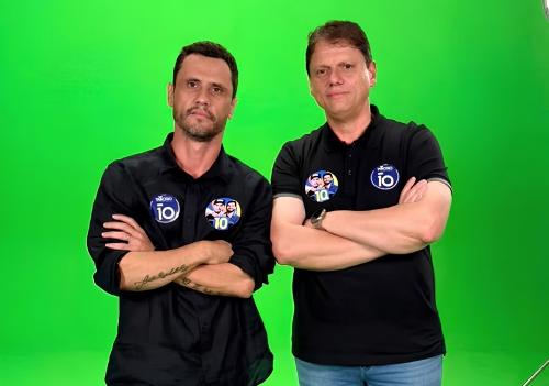 Cleitinho e Tarcísio de Freitas, governadores eleitos de Minas Gerais e São Paulo